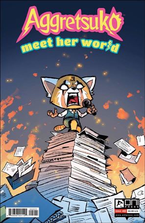 Aggretsuko: Meet Her World issue 2-B Caroline Breault Cover