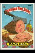 Garbage Pail Kids: Series 06 (Base Set) card 232a Pam Ham