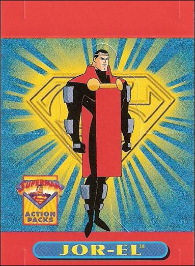 Superman Action Packs (Pop-Out Subset) card P5 Jor-El