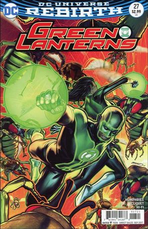 Green Lanterns issue 27-B Brandon Peterson Cover
