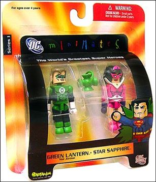 DC Minimates figure 4 Green Lantern (Hal Jordan) / Star Sapphire