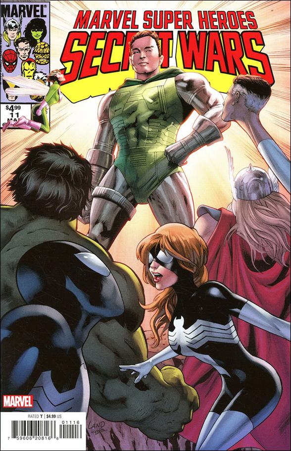 Marvel Super Heroes Secret Wars issue 11-F Greg Land 1:25 Cover Facsimile Edition (2024) 