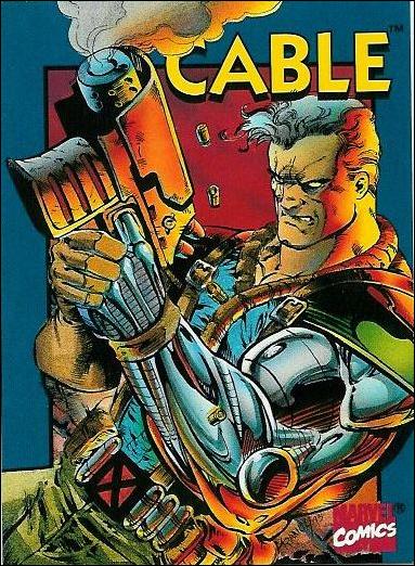 Marvel Super-Heroes Crunch 'n Munch: Series 2 (Promo) card nn1 Cable