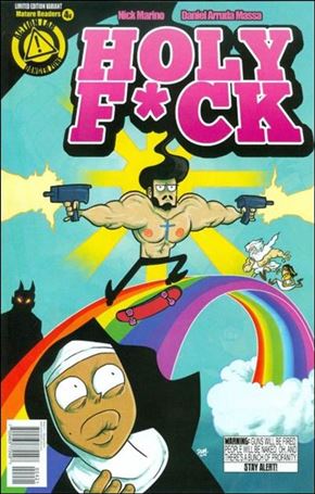 Holy F*ck issue 4-B Daniel Arruda Massa Jesus Cover