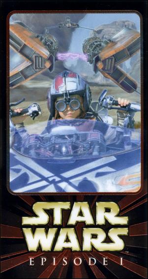Star Wars: Episode I Widevision: Series 1 (Collector Tin Chrome Card Subset) card 1 of 5 Anakin Skywalker