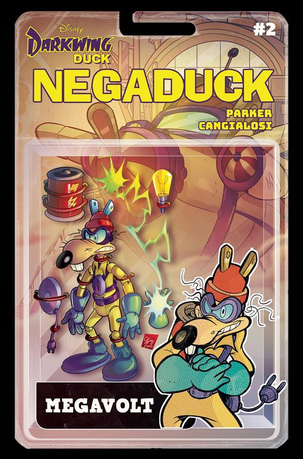 Negaduck issue 2-E Action Figure Cover