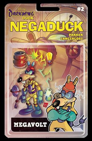 Negaduck issue 2-E Action Figure Cover