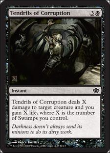 Magic the Gathering: Duel Decks: Garruk vs. Liliana (Base Set) card 54 Tendrils of Corruption