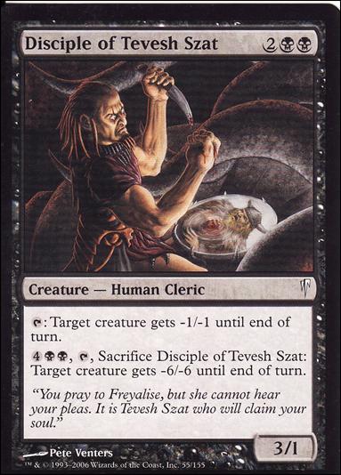 Magic the Gathering: Coldsnap (Base Set) card 55 Disciple of Tevesh Szat