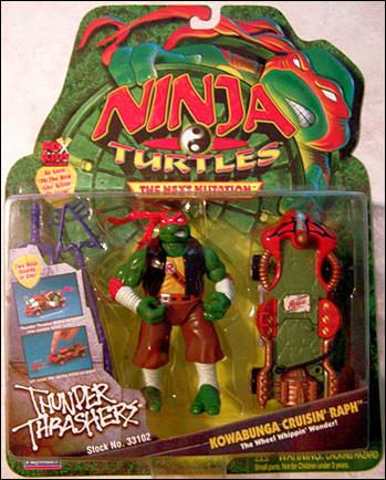 Ninja Turtles: The Next Mutation (Thunder Thrashers) figure 2 Kowabunga Cruisin' Raph