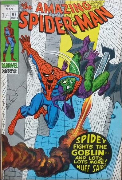 Amazing Spider-Man (1963) issue 97-B UK Price Cover