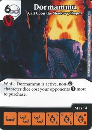 Marvel Dice Masters Avengers Infinity Campaign Box  card 19 Dormammu: Call Upon the Shadowy Shapes