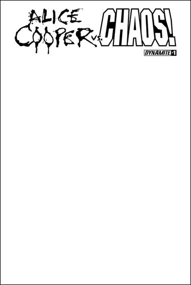 Alice Cooper vs Chaos! issue 1-B Blank Authentix Cover