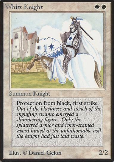 Magic the Gathering: Limited Edition Beta (Base Set) card 44 White Knight