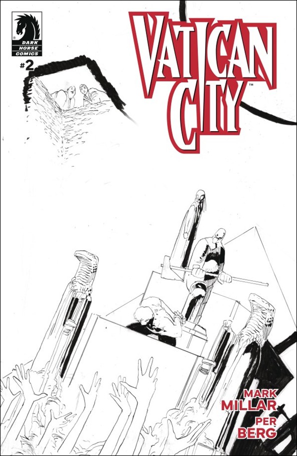 Vatican City issue 2-B Andy Narwhal B&W Cover