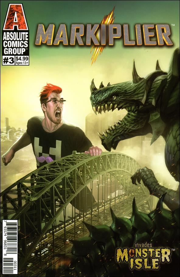 Markiplier issue 3 "Monster Isle" Cover