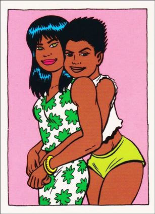 Love & Rockets (Base Set) card 2 Tonantzin & Diana