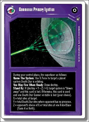 Star Wars: A New Hope Revised (Base Set) card 49 Commence Primary Ignition
