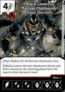 DC Comics Dice Masters World's Finest card 142 Black Lantern Martian Manhunter: Alien Afterlife