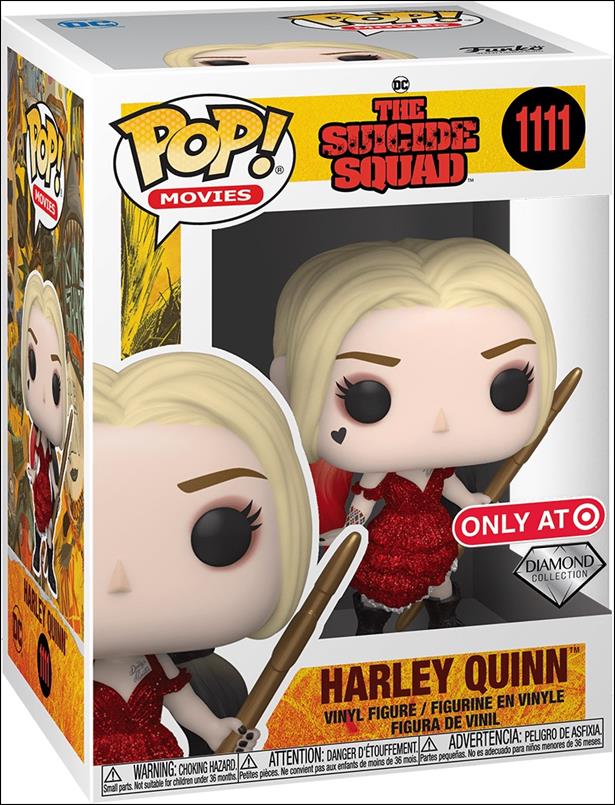 POP! Movies figure 1111-B Harley Quinn (Ripped Dress) (Diamond) Target