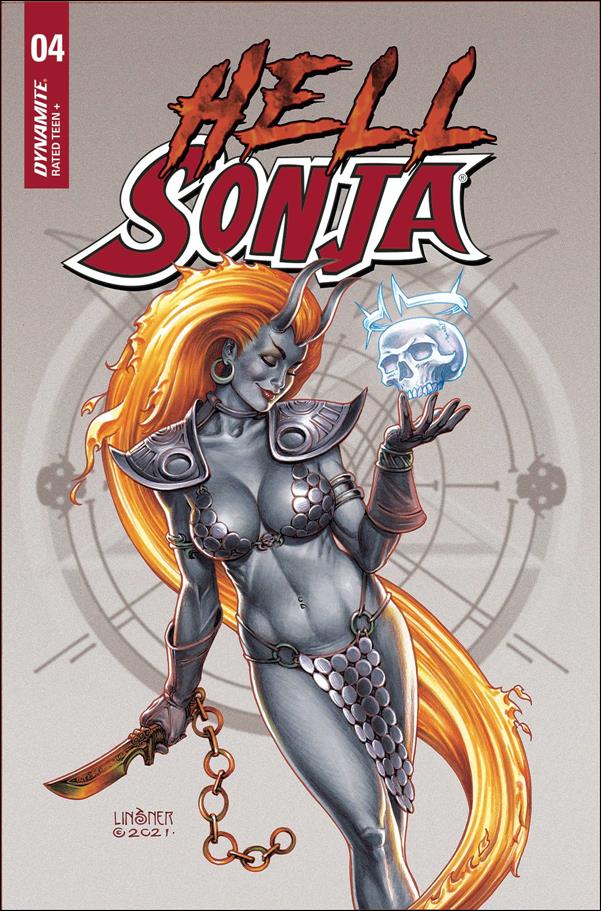 Hell Sonja issue 4-D Joseph Michael Linsner Cover