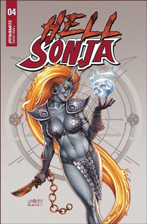 Hell Sonja issue 4-D Joseph Michael Linsner Cover
