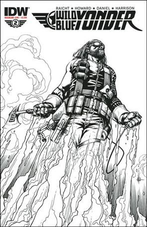 Wild Blue Yonder issue 2-C Zach Howard Black & White Cover (2nd Printing)