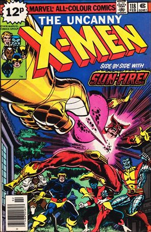 X-Men (1963) issue 118-B UK Price Cover
