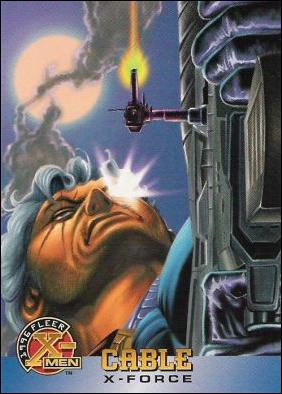 1996 Fleer X-Men Wal-Mart (Base Set) card 21 Cable