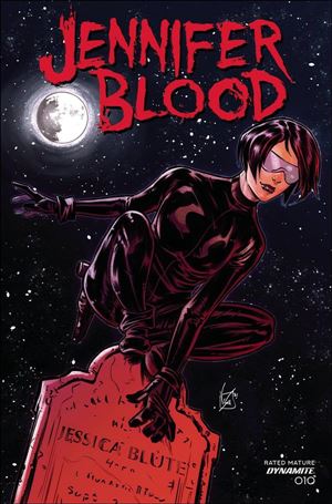 Jennifer Blood (2021) issue 10-F Vincenzo Federici Cover