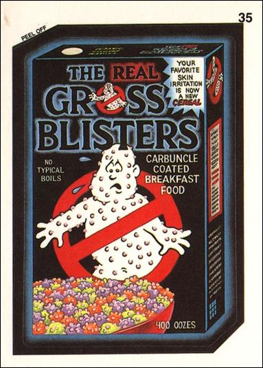 Wacky Packages (Base Set) card 35 Gross Blisters
