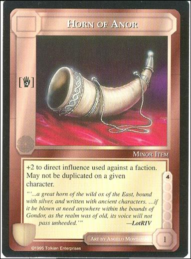 Middle-Earth: The Wizards (Base Set) card 222 Horn of Anor