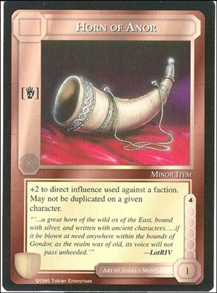 Middle-Earth: The Wizards (Base Set) card 222 Horn of Anor