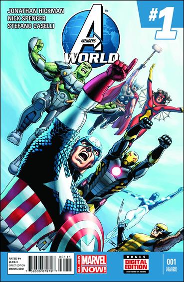 Avengers World issue 1-I John Cassaday Cover (2nd Printing)