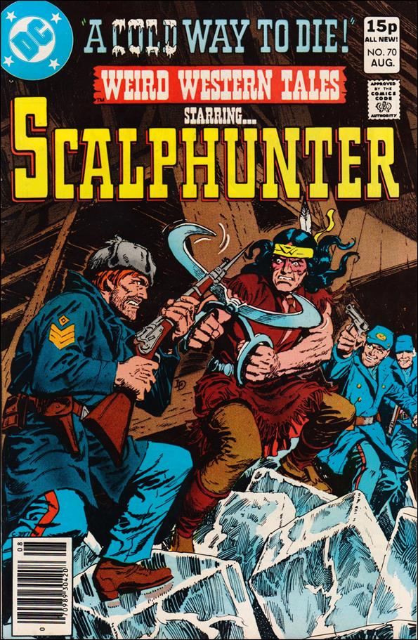 Weird Western Tales (1972) issue 70-B UK Price Cover