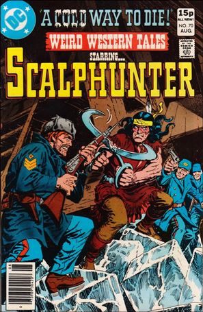 Weird Western Tales (1972) issue 70-B UK Price Cover