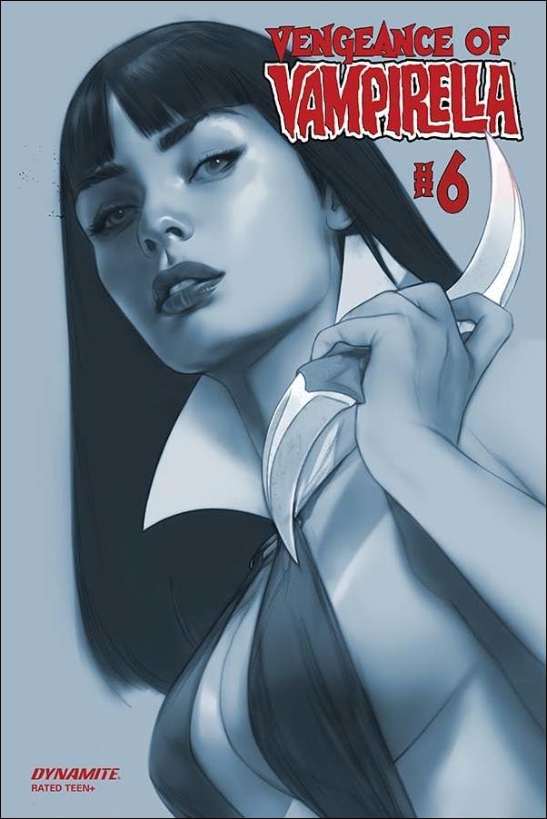Vengeance of Vampirella (2019) issue 6-N Ben Oliver 1:40 Blue Tint Cover