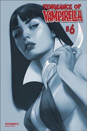 Vengeance of Vampirella (2019) issue 6-N Ben Oliver 1:40 Blue Tint Cover