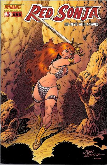 Red Sonja (2005) issue 3-B John Romita Sr. Cover