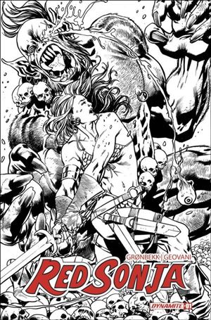 Red Sonja (2023) issue 1-S Bryan Hitch 1:20 Line Art Cover