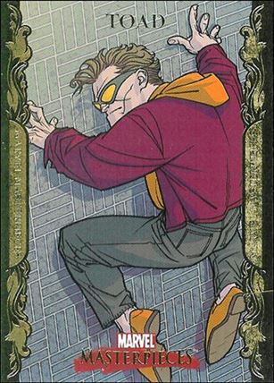 2007 Marvel Masterpieces (Parallel Gold Border Base Set) card 87 Toad