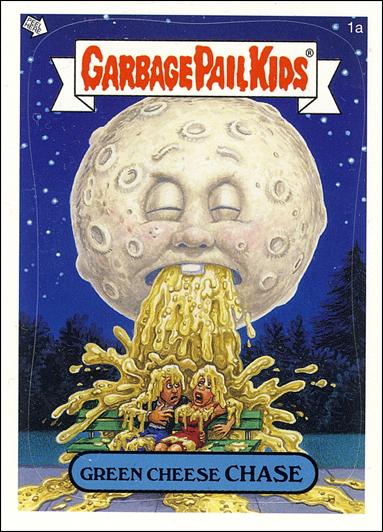 Garbage Pail Kids All-New Series 4 (Base Set) card 1a Green Cheese Chase