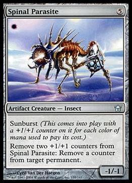Magic the Gathering: Fifth Dawn (Base Set) card 155 Spinal Parasite