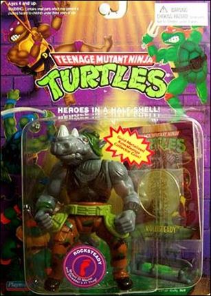 Teenage Mutant Ninja Turtles (1988) figure 8-B Rocksteady (1994 Re-Issue)