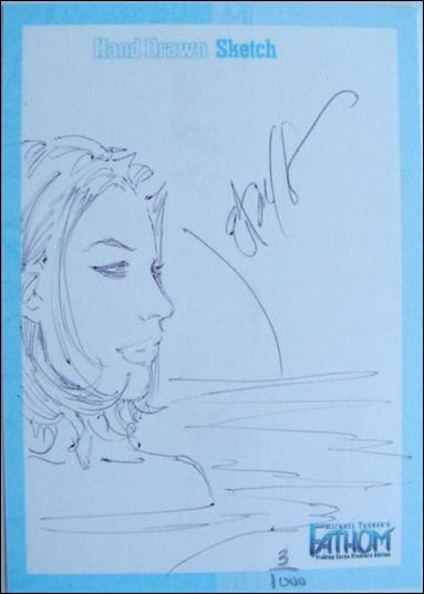 Michael Turner's Fathom (Sketch Card Subset) card E Basaldua Aspen