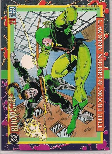 DC Bloodlines (Base Set) card 29 The Hook & Green Arrow!
