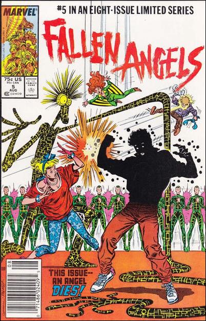 Fallen Angels (1987) issue 5-B Newsstand Cover