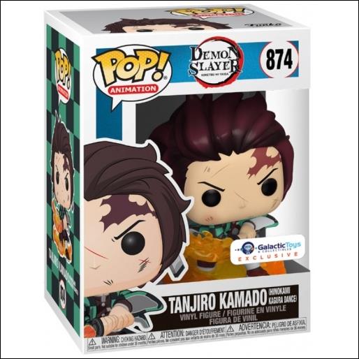 POP! Animation figure 874 Tanjiro Kamado (Hinokami Kagura Dance)