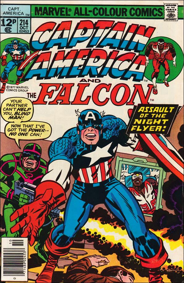 Captain America (1968) issue 214-C UK Price Cover