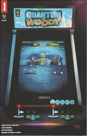 Quantum & Woody (2020) issue 1-G Jeffrey Veregge Circle City Comics Cover